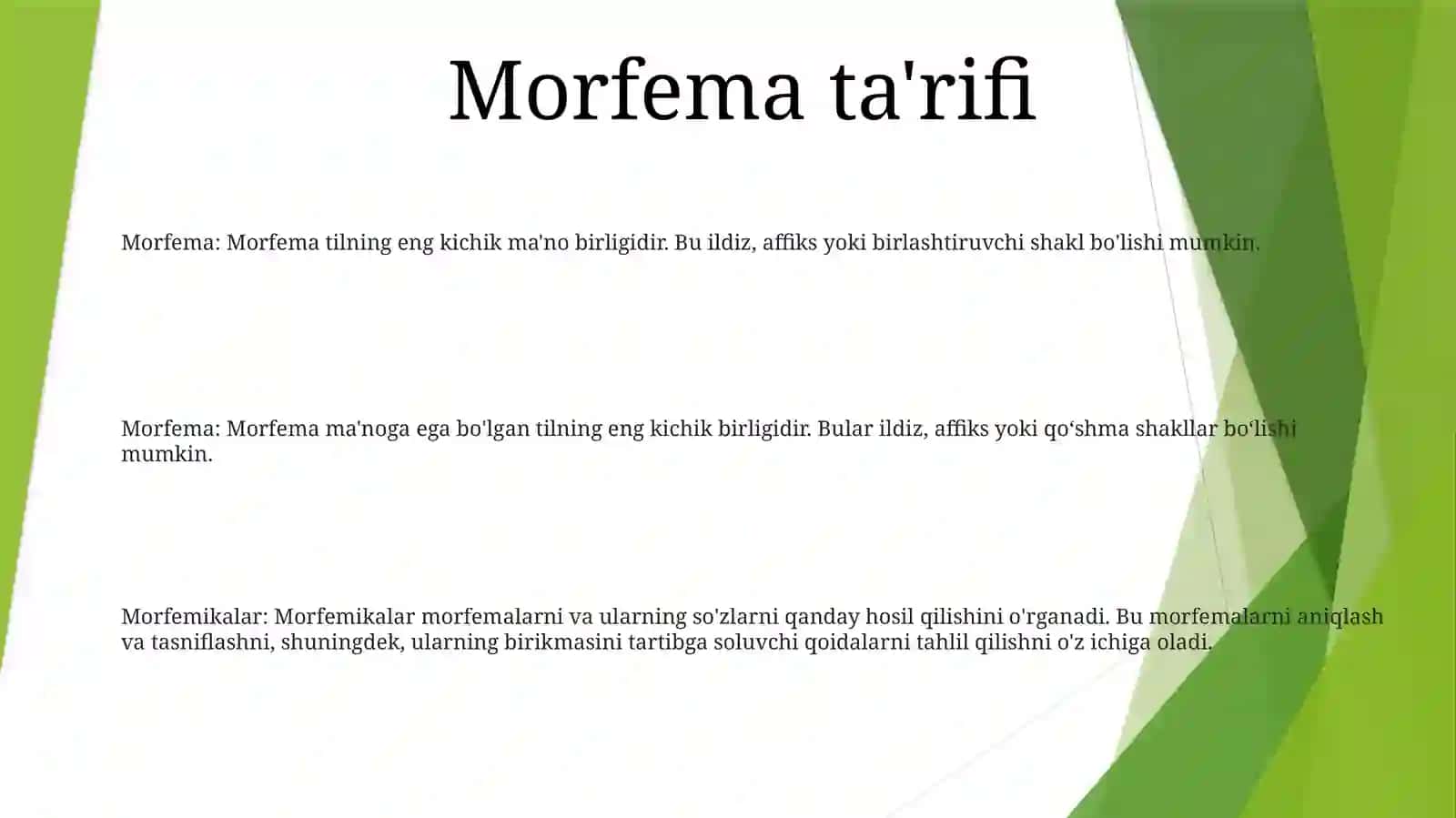 Morfema Va Morfemika Haqida Ma'Lumot 2