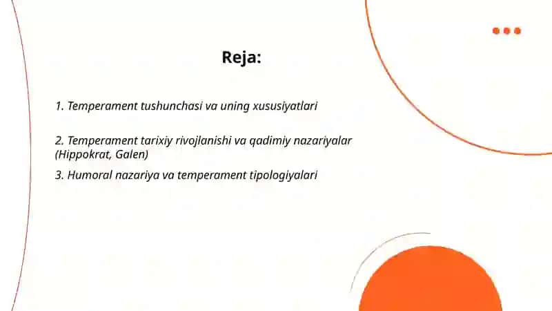 Temperament va uning nazariyalari 2