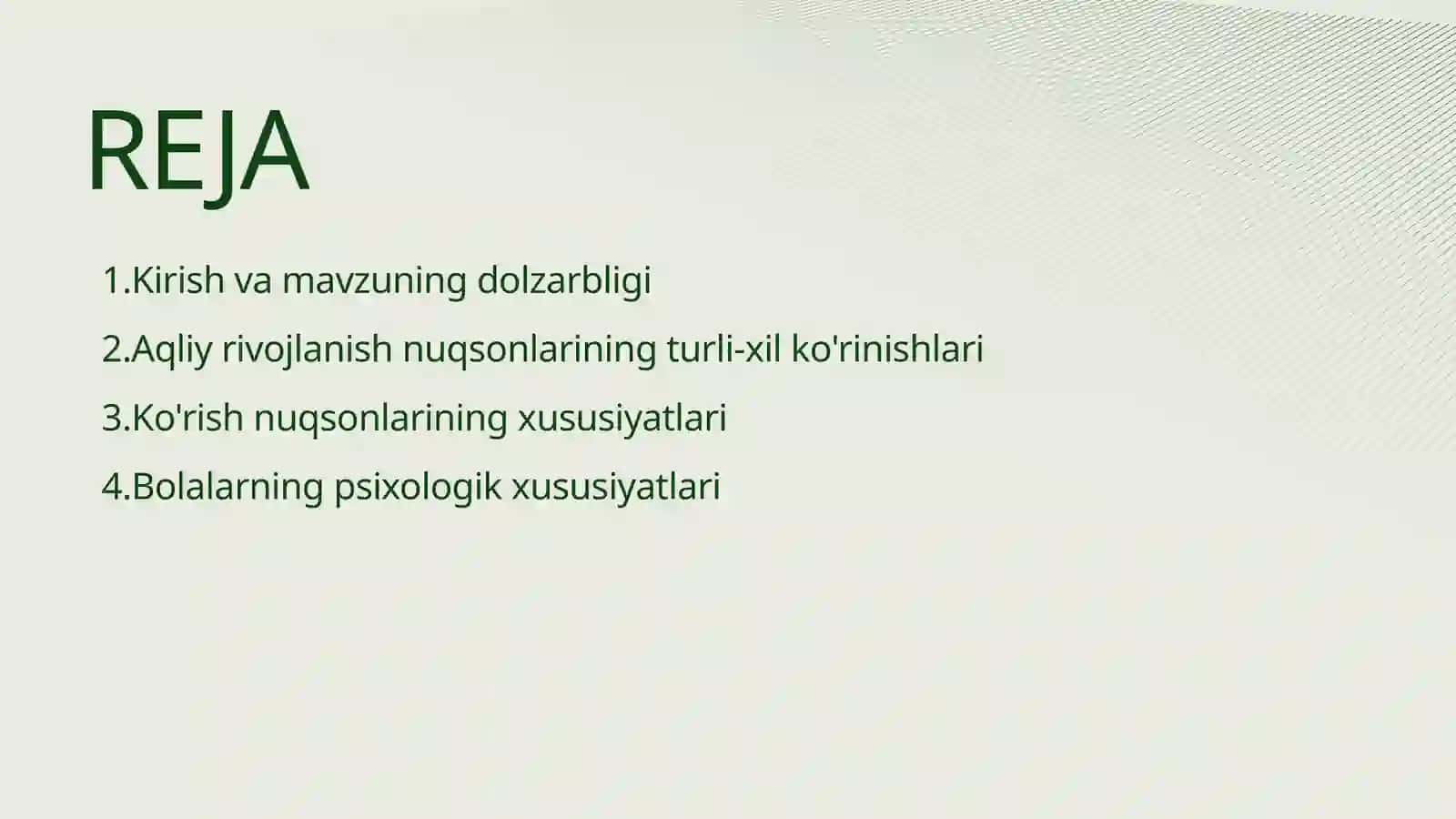 AQLIY RIVOJLANISH ESHITISH KORISH NUTQIDA NUQSONI BOR BOLALAR 2