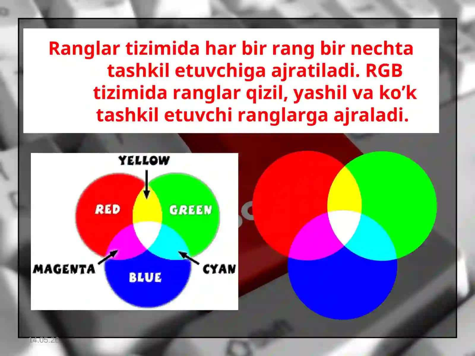 11-sinf Informatika Photoshopda kanallar va filtrlar 2