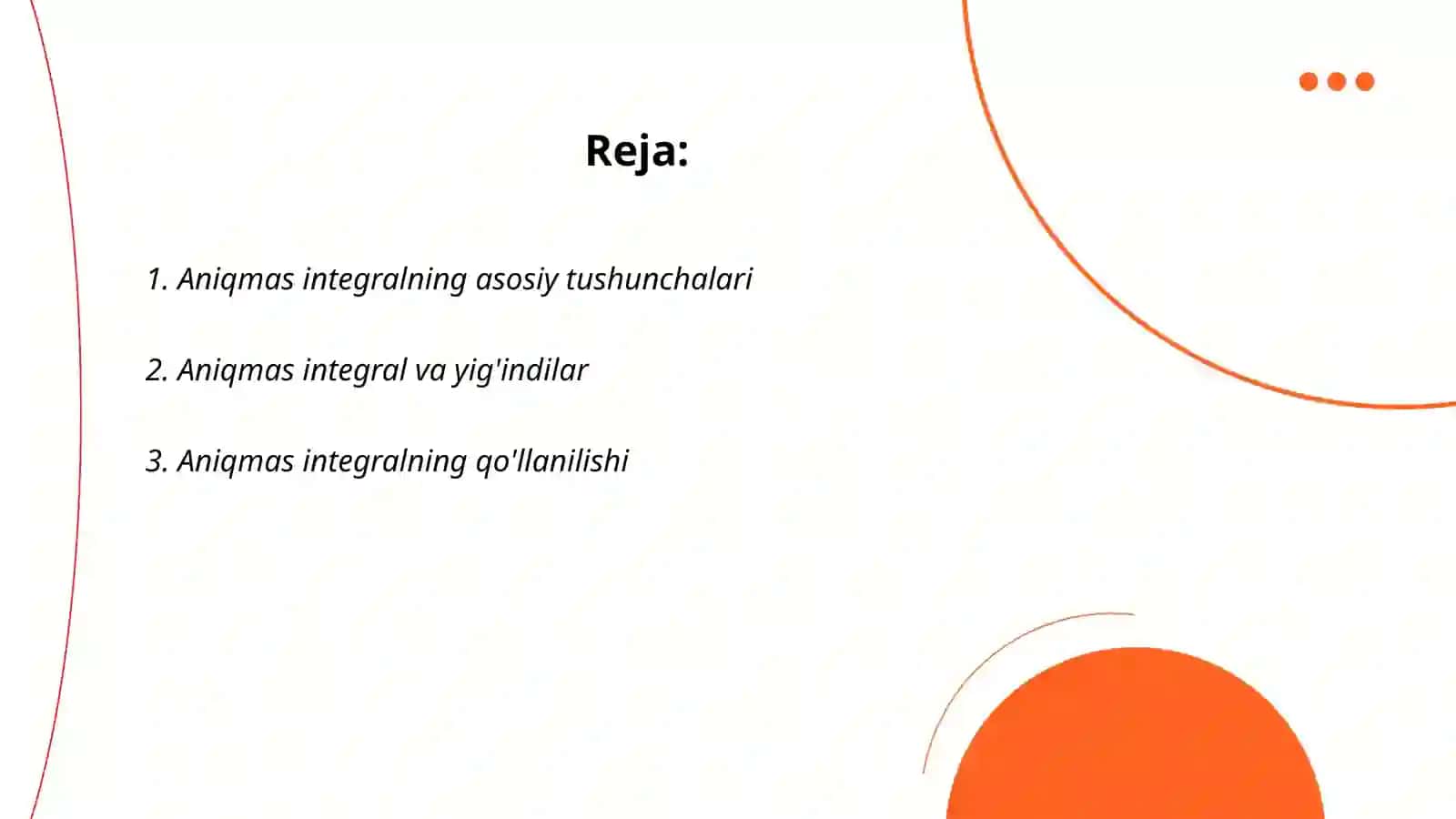 Aniqmas integral 2