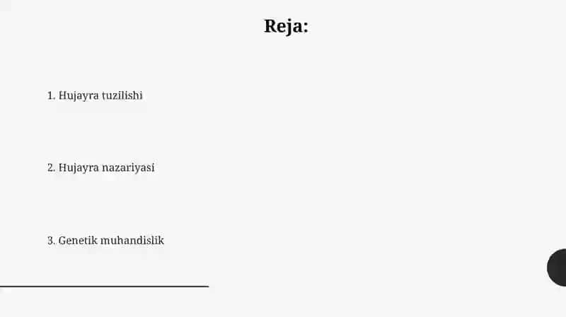 Hujayratuzilishi.Hujayranazariyasi.Genetikinjeneriya 2