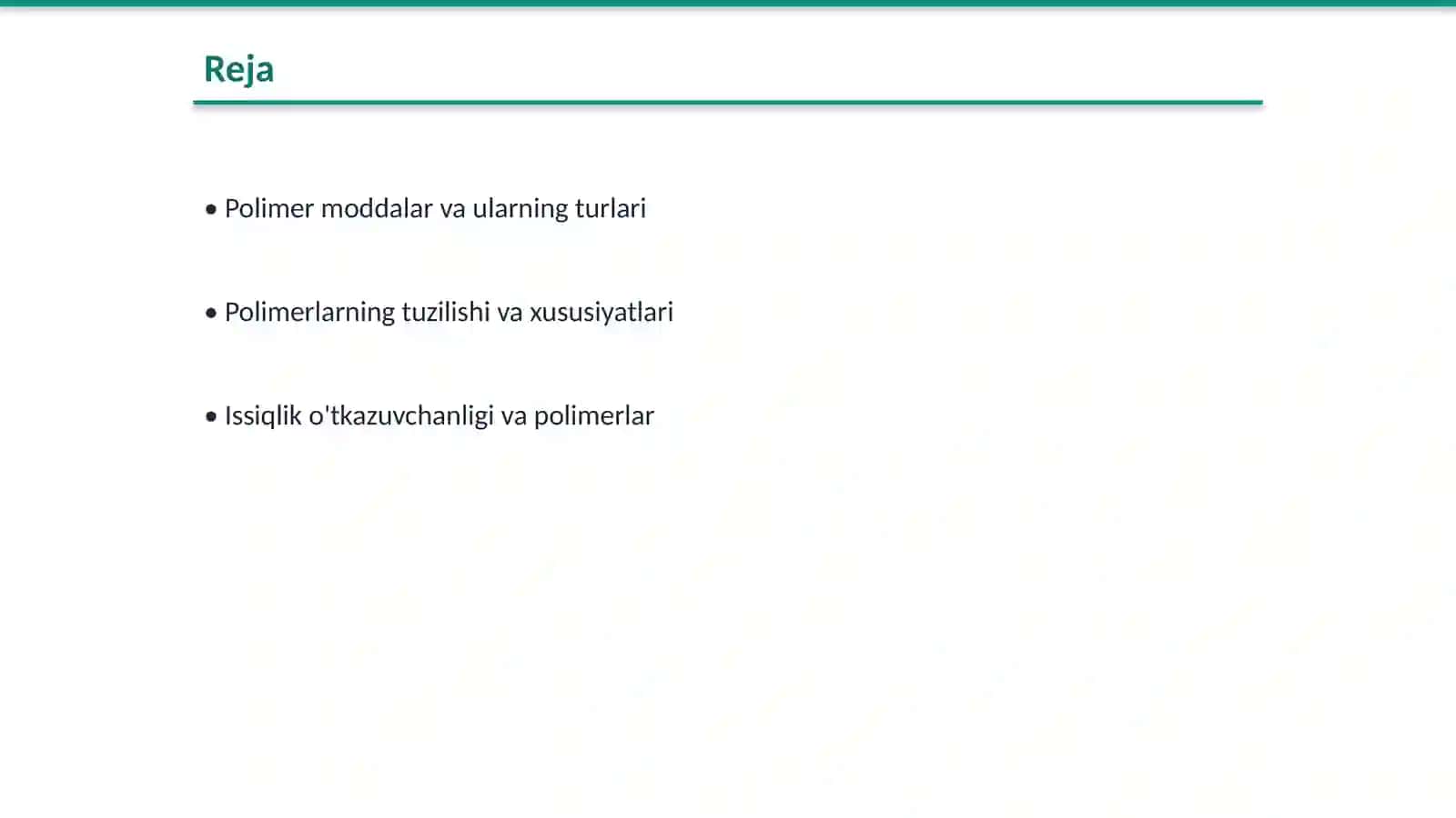 Polimer moddalar va ularning turlari 2