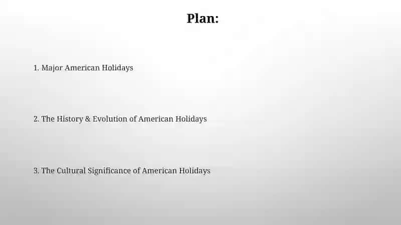 Major American Holidays 2