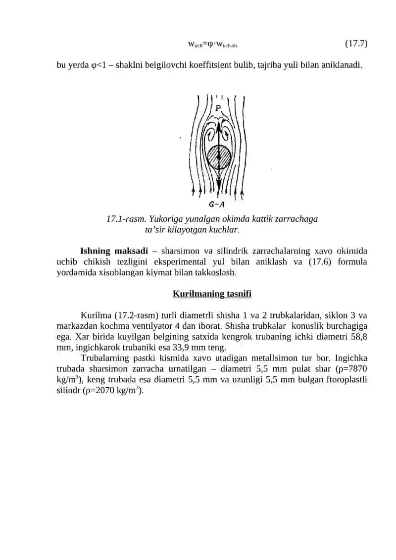 Zarrachalarni uchib chikish tezligini aniklash 2