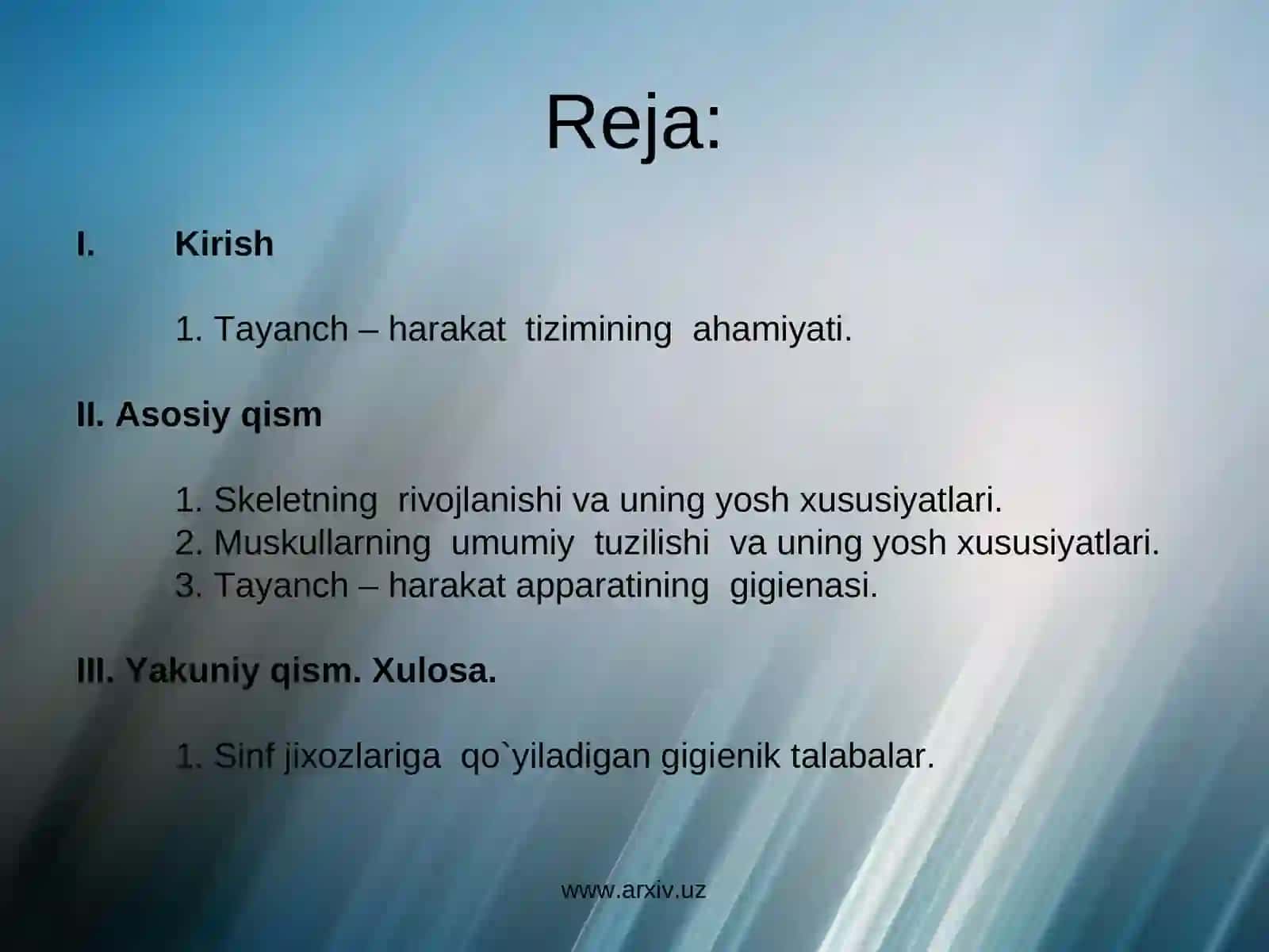 Bolalarda qad-qomatning shakllanishi va kamchiliklari 2