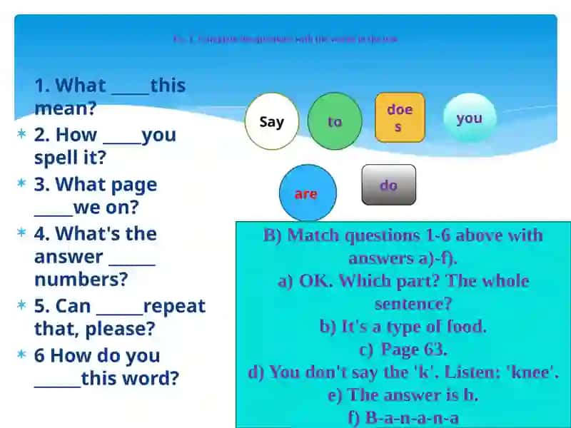 Istudiedhere last year, verb 2