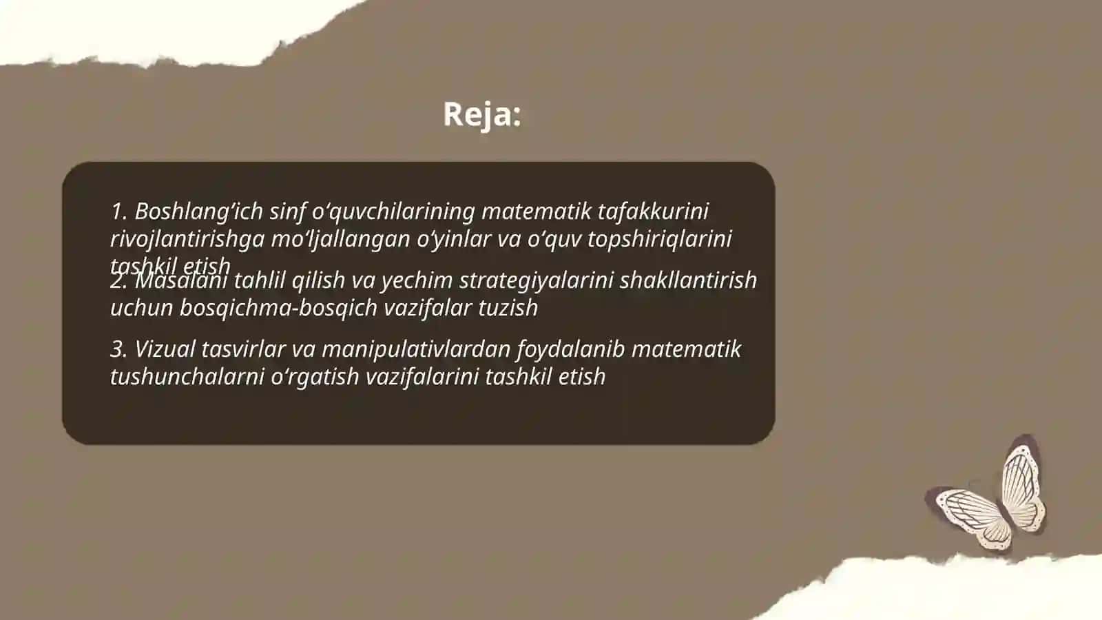 Boshlangʻich sinf oʻquvchilarining matematik tafakkurini rivojlantirish boʻyicha vazifalar 2