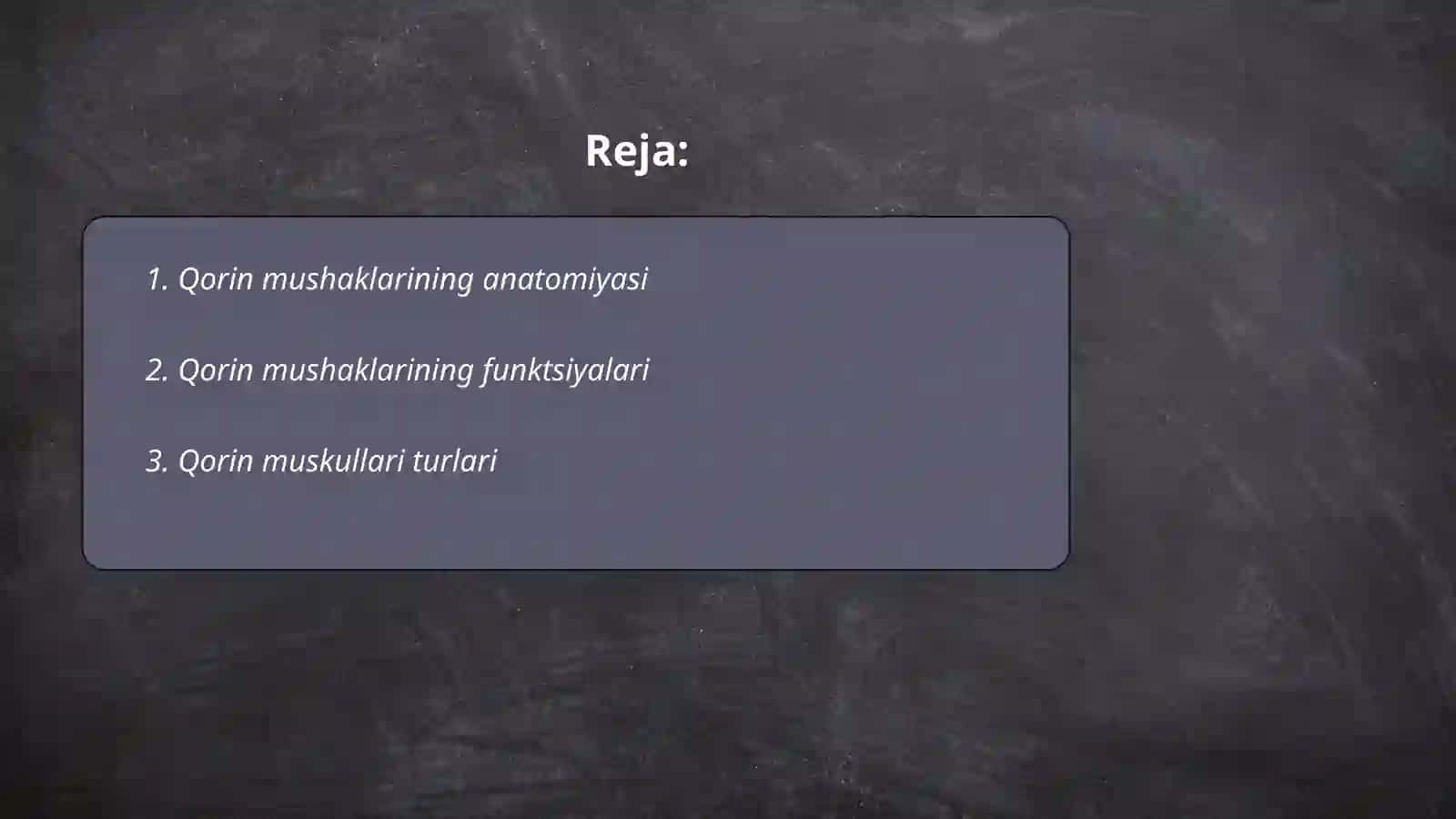 Qorin muskulari 2