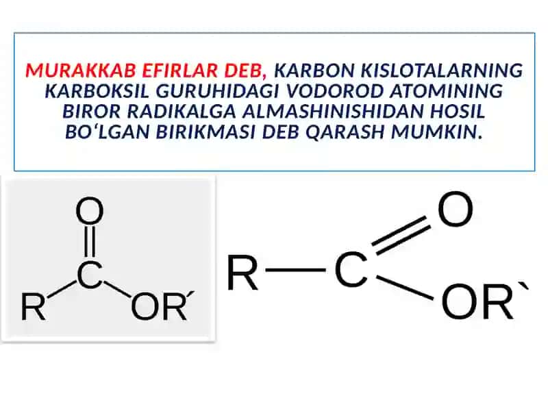 Murakkab efirlar 2
