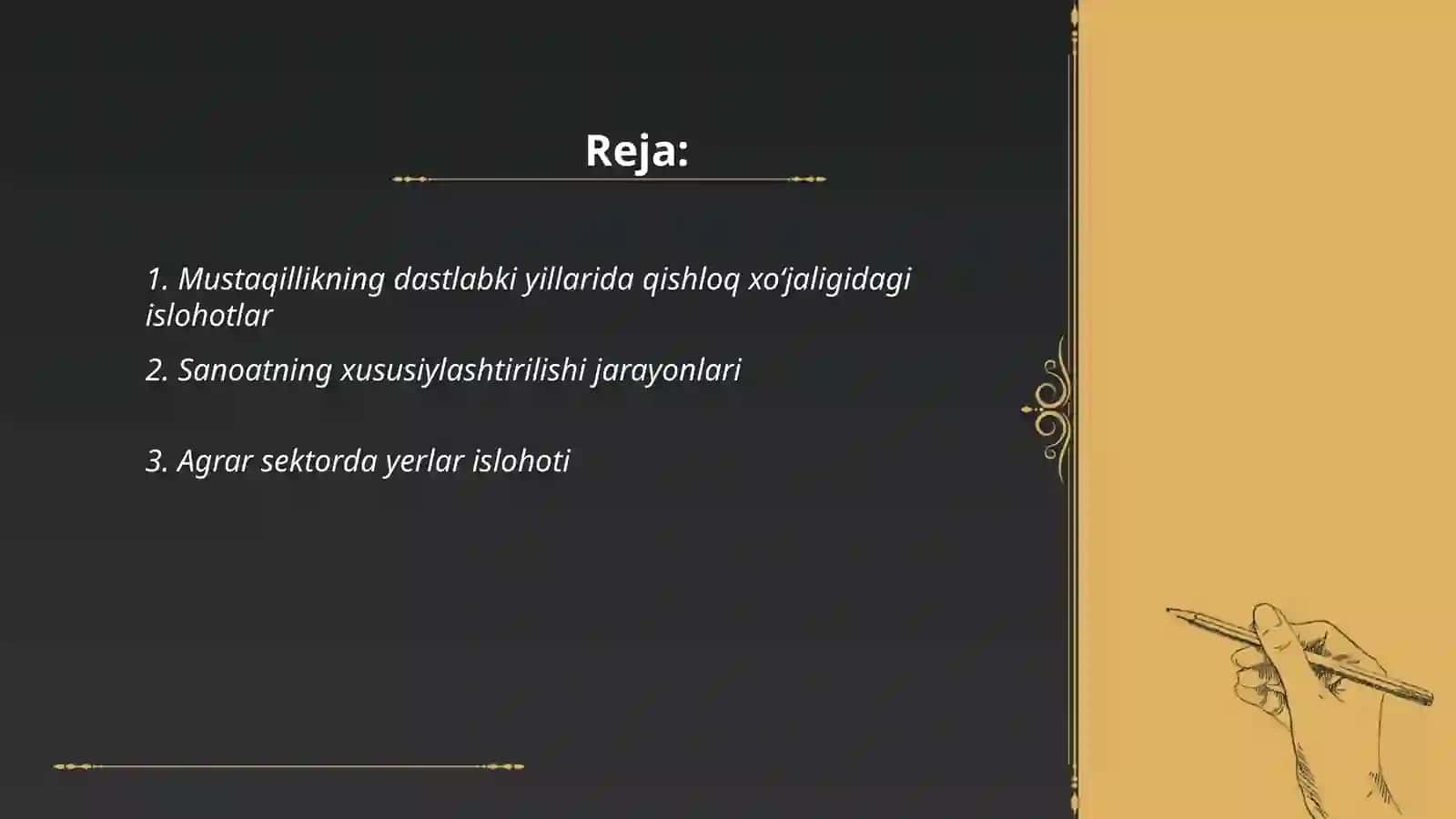 Mustaqillik yillarida qishloq xo‘jaligi va sanoat sohasidagi o‘zgarishlar 2