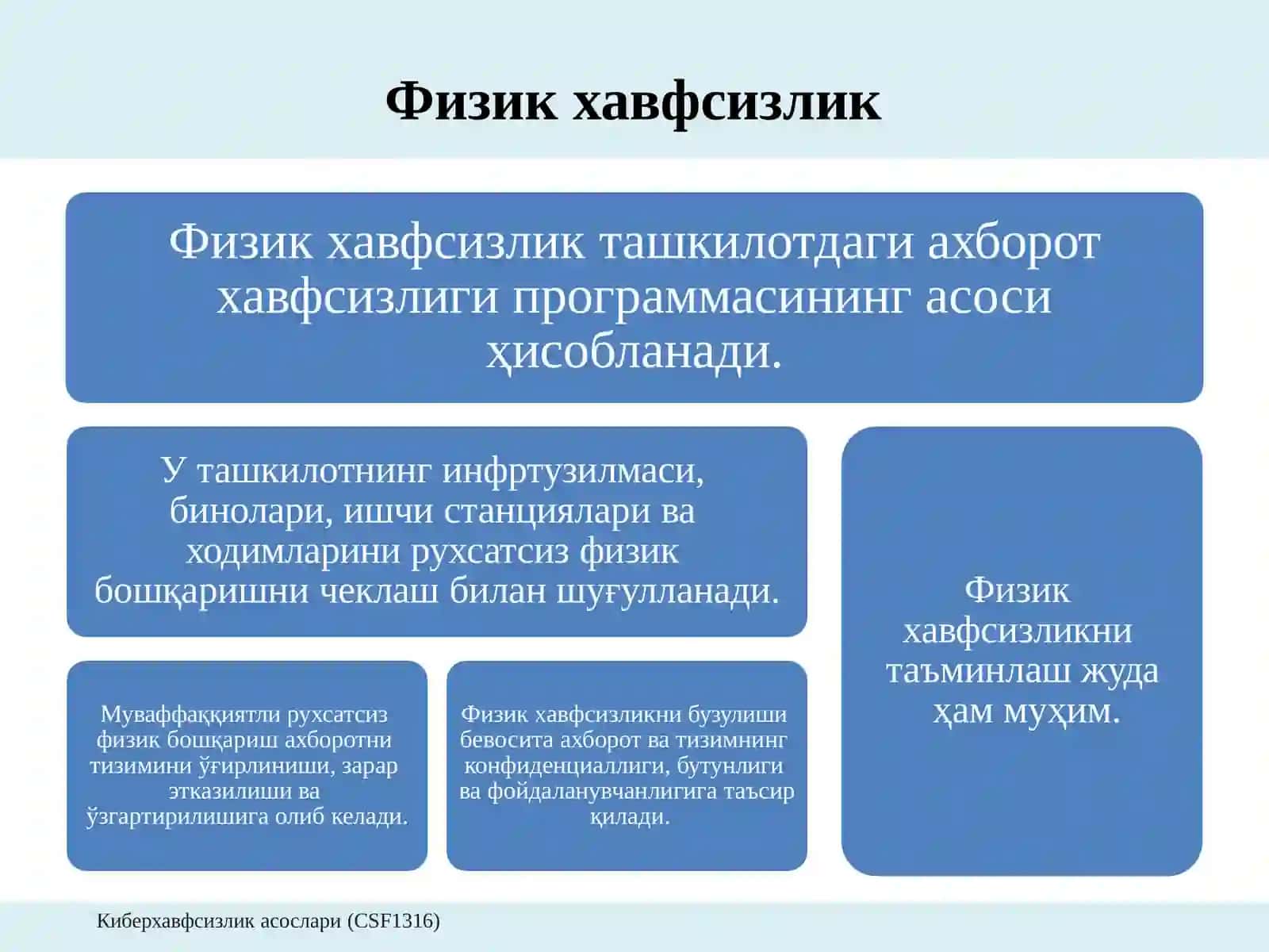 Физик хавфсизлиги 2