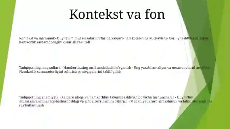 Maktablarning Xorijiy Tashkilotlar Bilan Hamkorlik Ishlari Samaradorligini Oshirish 2