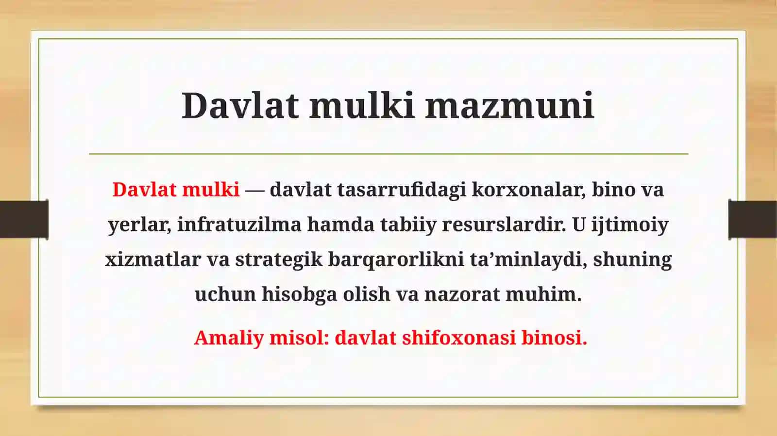 Davlat mulkini xususiylashtirish va boshqarish siyosati 2