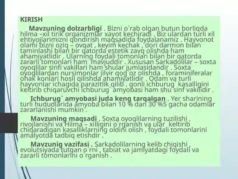 SARKODALILAR SINFI. 2