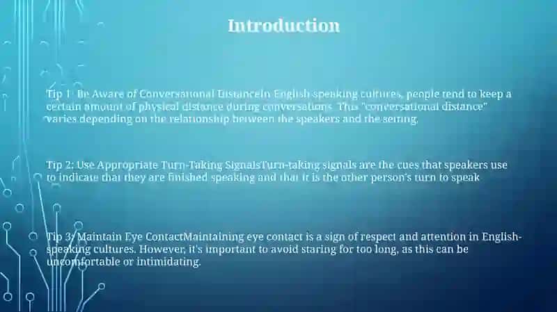 Conversational Rules In The English Language 2