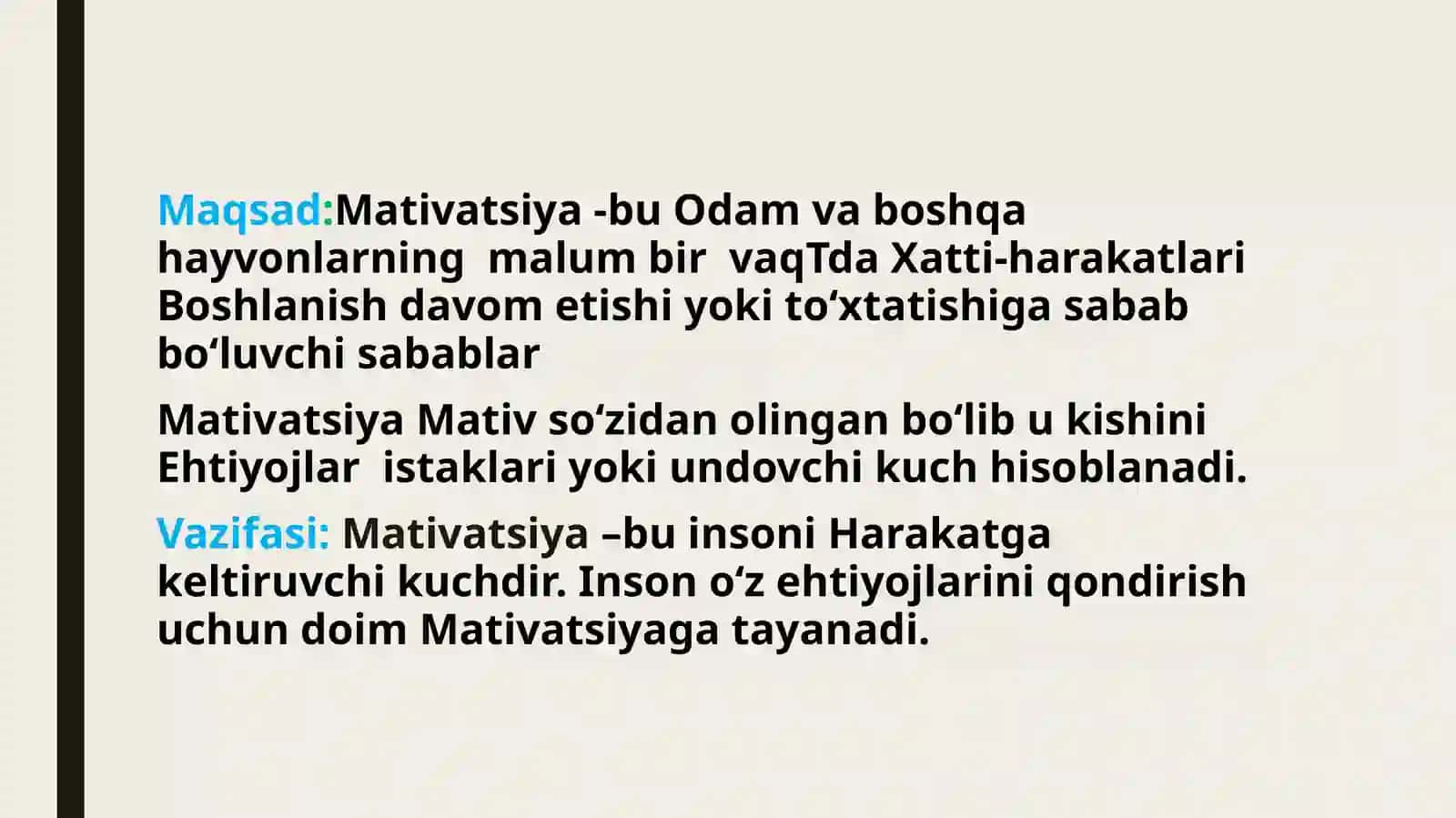 Umumiy psixologiya Va ichkiregulyatsiya Fanida Mustaqil ishi 2