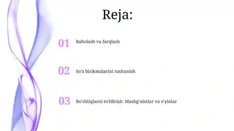 Gap va so‘z birikmasi ustida ishlash yuzasidan 1-4-sinflar uchun metodik tafsiyar ishlab chiqish 2