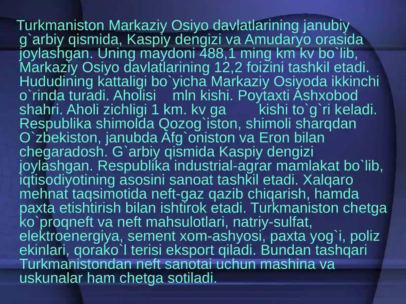 Turkmaniston 2