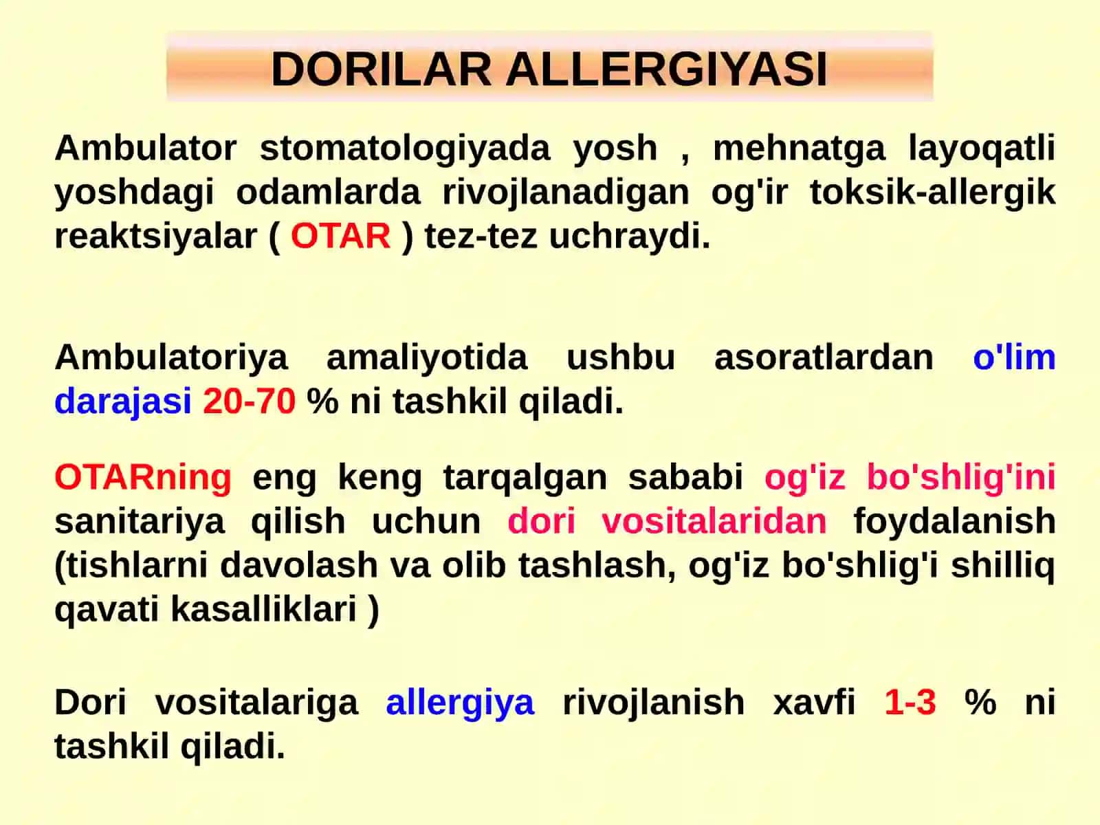 Doriallergiyasi 2