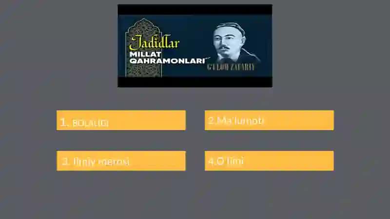 Gʻulom Zafariy dramalarida ma'rifat masalalari 2