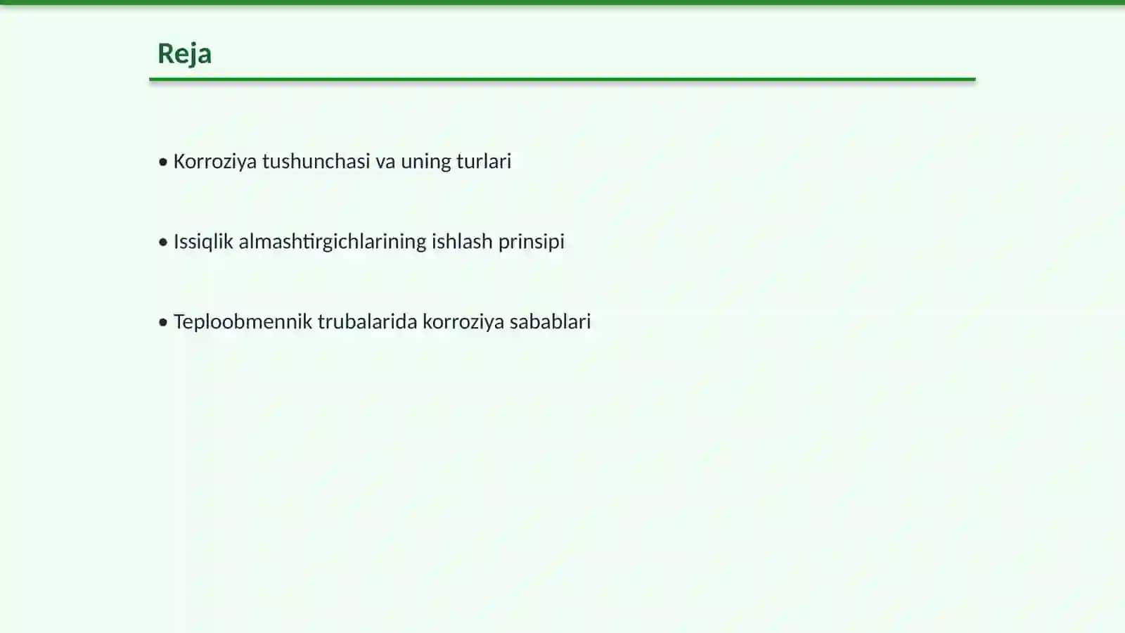 Issiqlik almashtirgich (teploobmennik) trubalarining korroziyaga uchrash muddatini ehtimollik tahlili 2