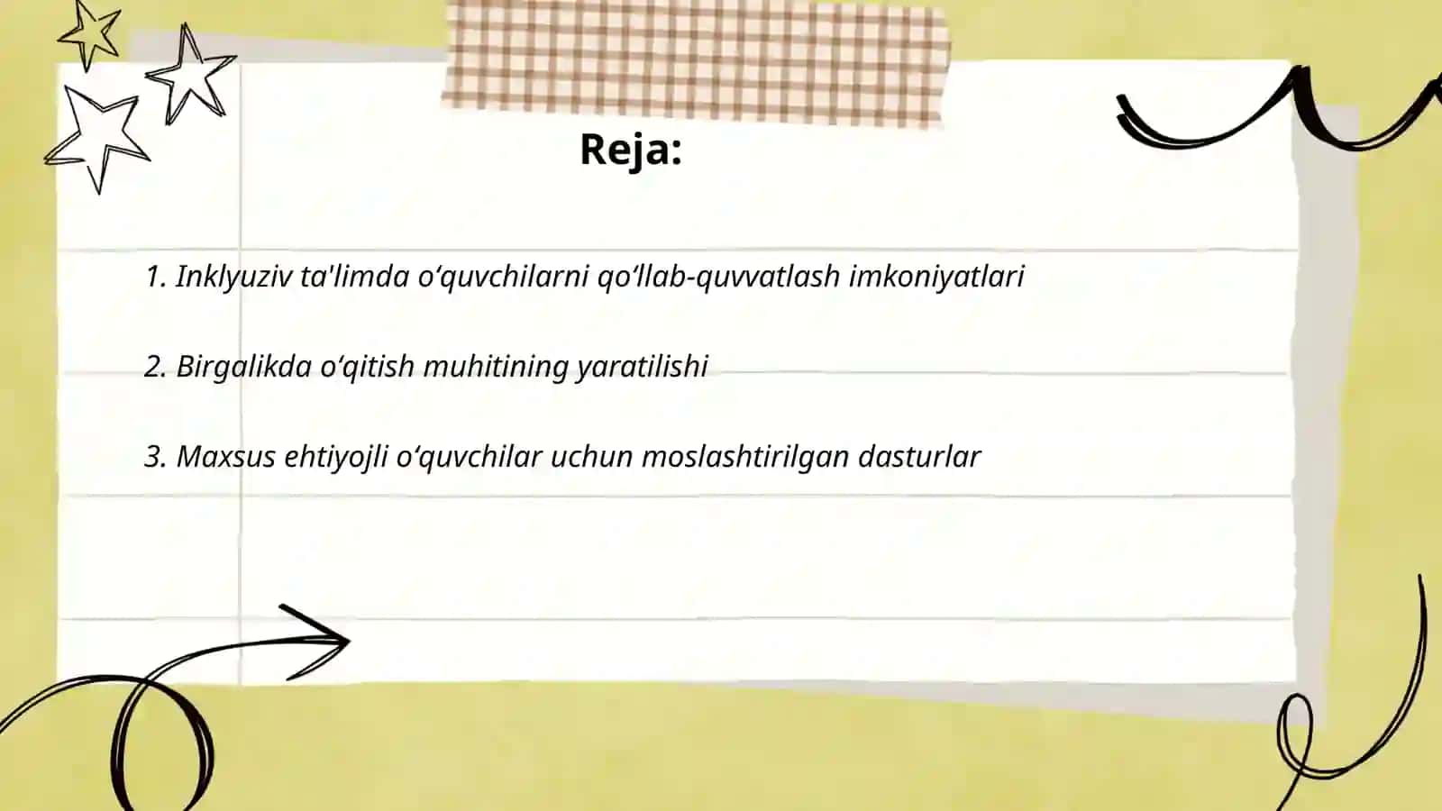 Inklyuziv va birgalikda oʻqitish 2