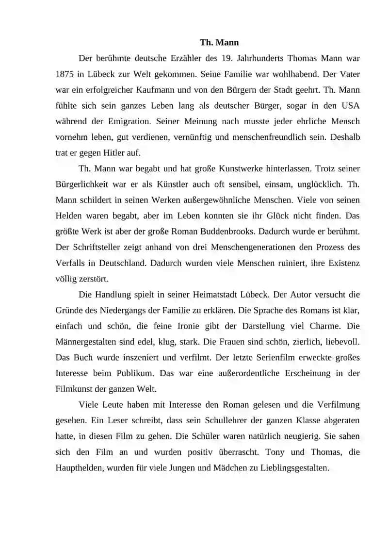 Die berühmte Schriftsteller von Deutsch 2