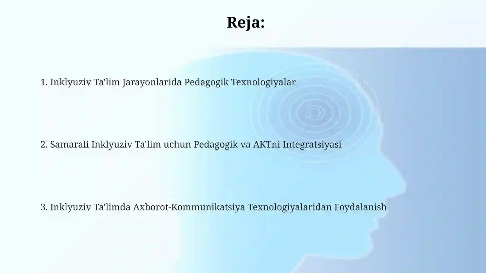 Inklyuziv ta'lim jarayonida pedagogik va axborot kommunikatsiya texnologiyalaridan foydalanish 2