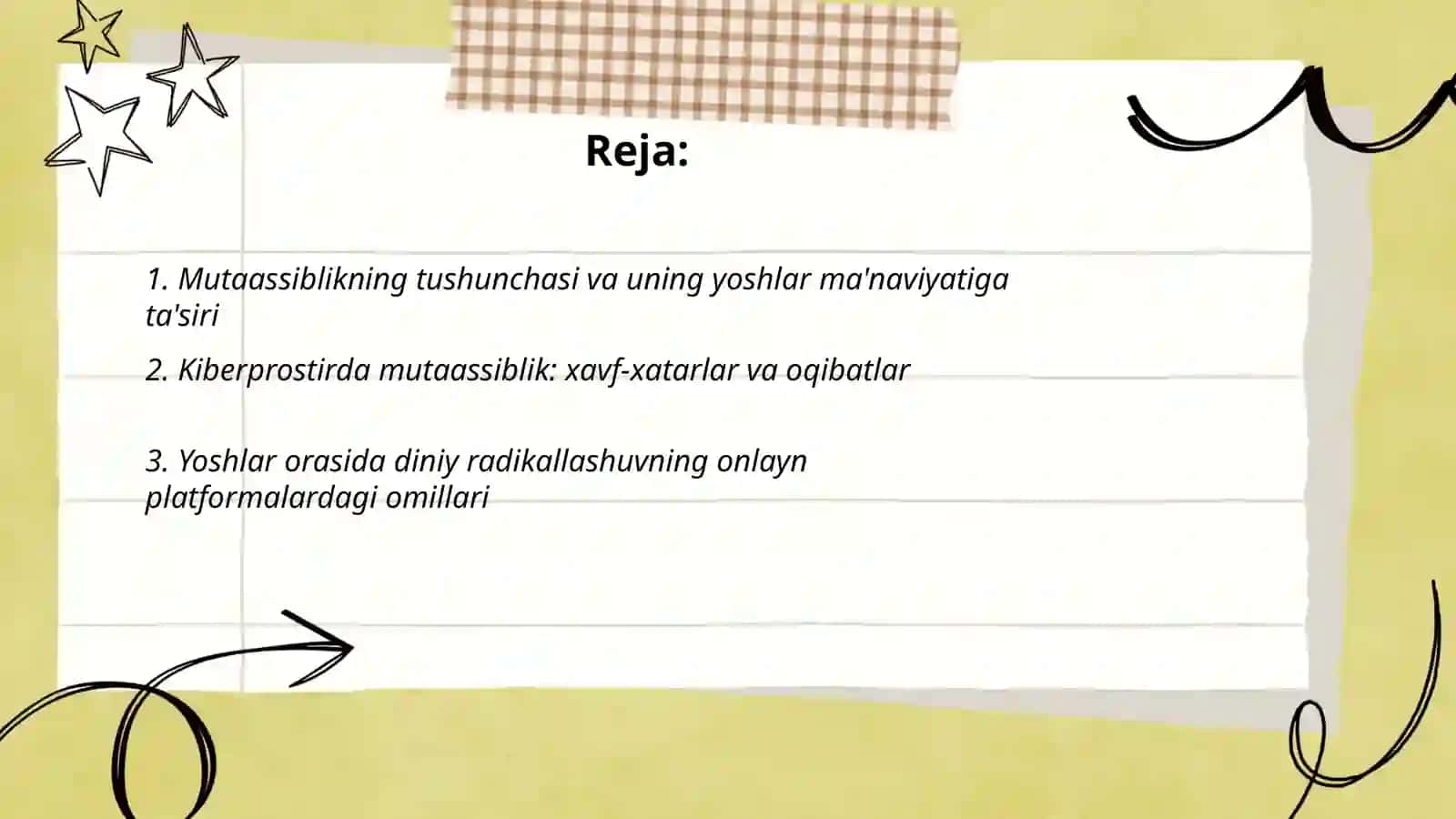 Kiber olamidagi mutaassiblikning yoshlar ma'naviyatiga xuruji va oqibatlari 2