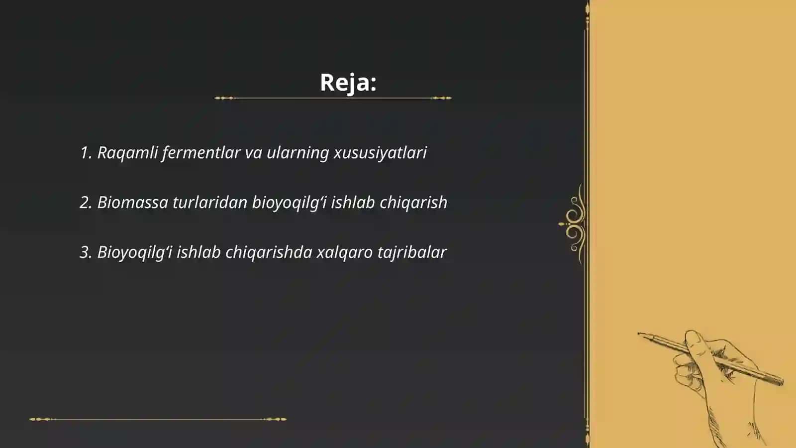 Raqamli fermentlar va ularning xususiyatlari 2