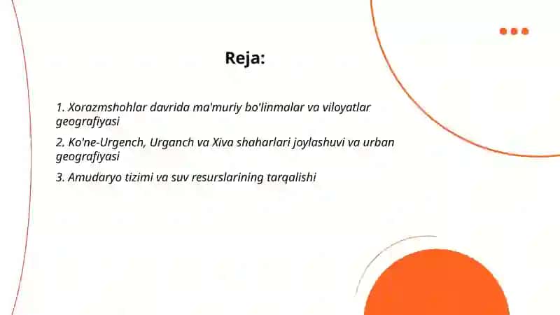 Xorazmshohlar davri tarixiy geografiyasi 2