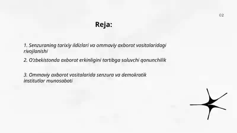 Senzura va axborot erkinligi 2