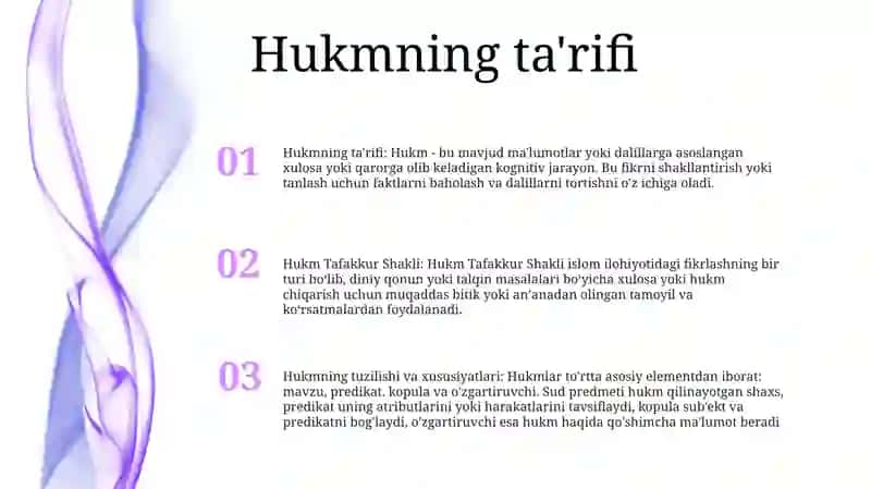 Hukm Tafakkur Shakli Sifatida.Hukmning Tarkibi Va Xususiyatlari 2