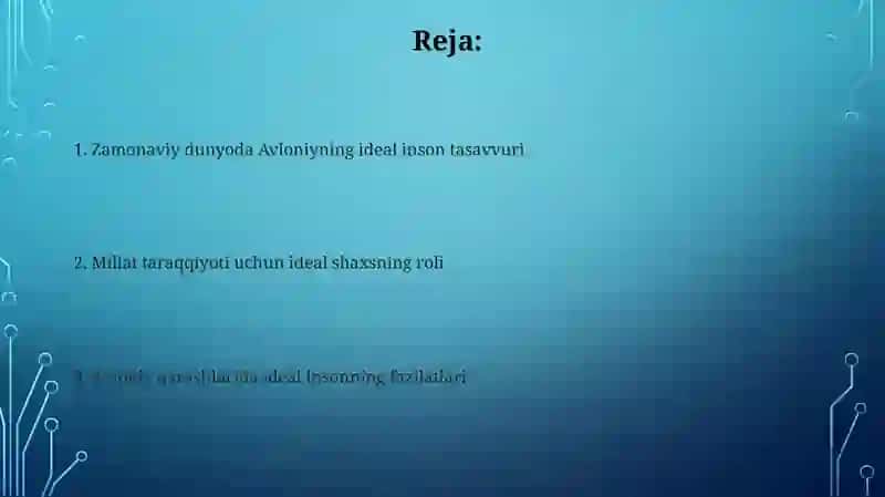 Avloniyning "Ta'lim va Tarbiya"da ideal inson tasavvurlari 2
