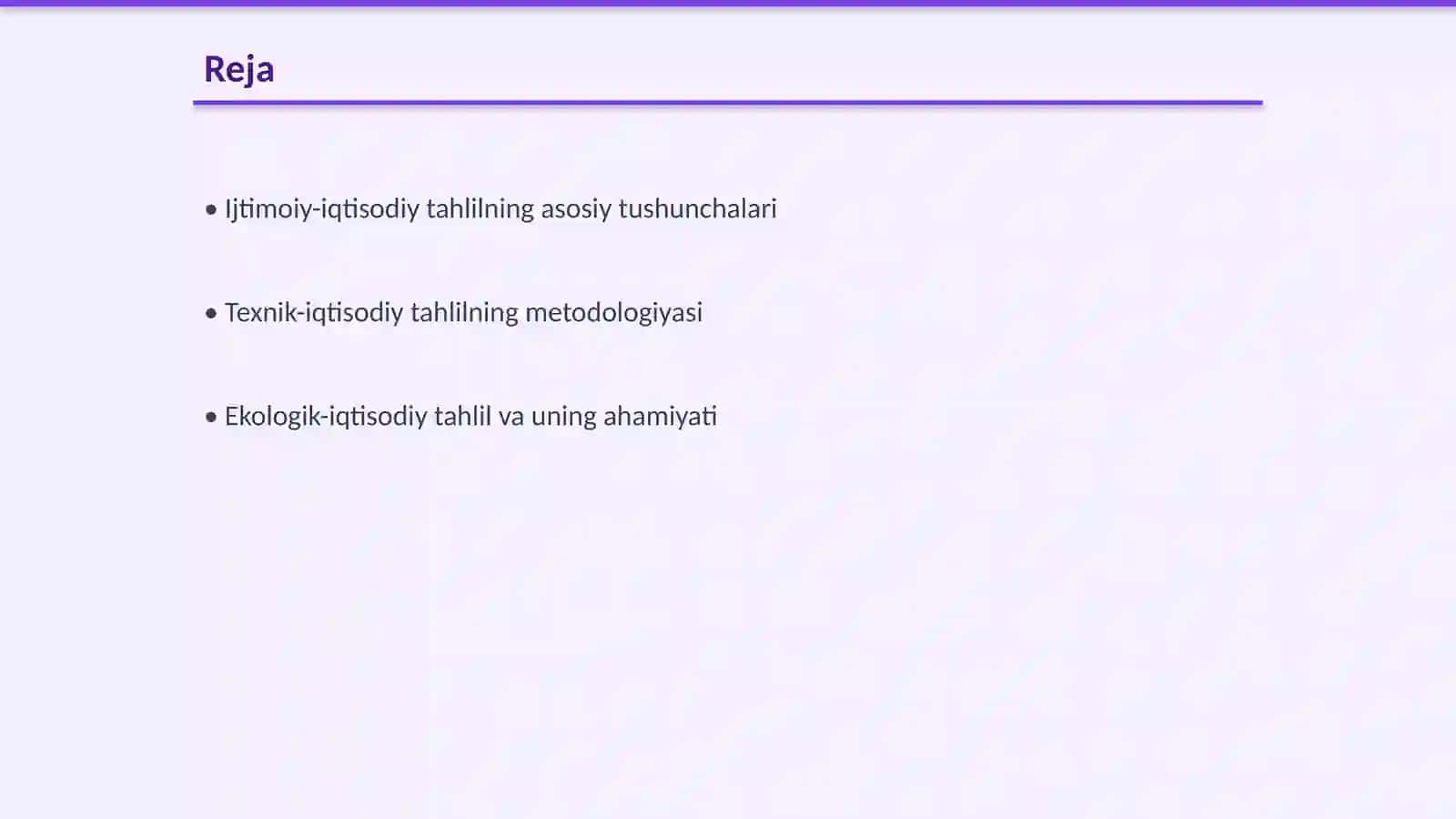Ijtimoiy-iqtisodiy, texnik-iqtisodiy, ekologik-iqtisodiy tahlil 2