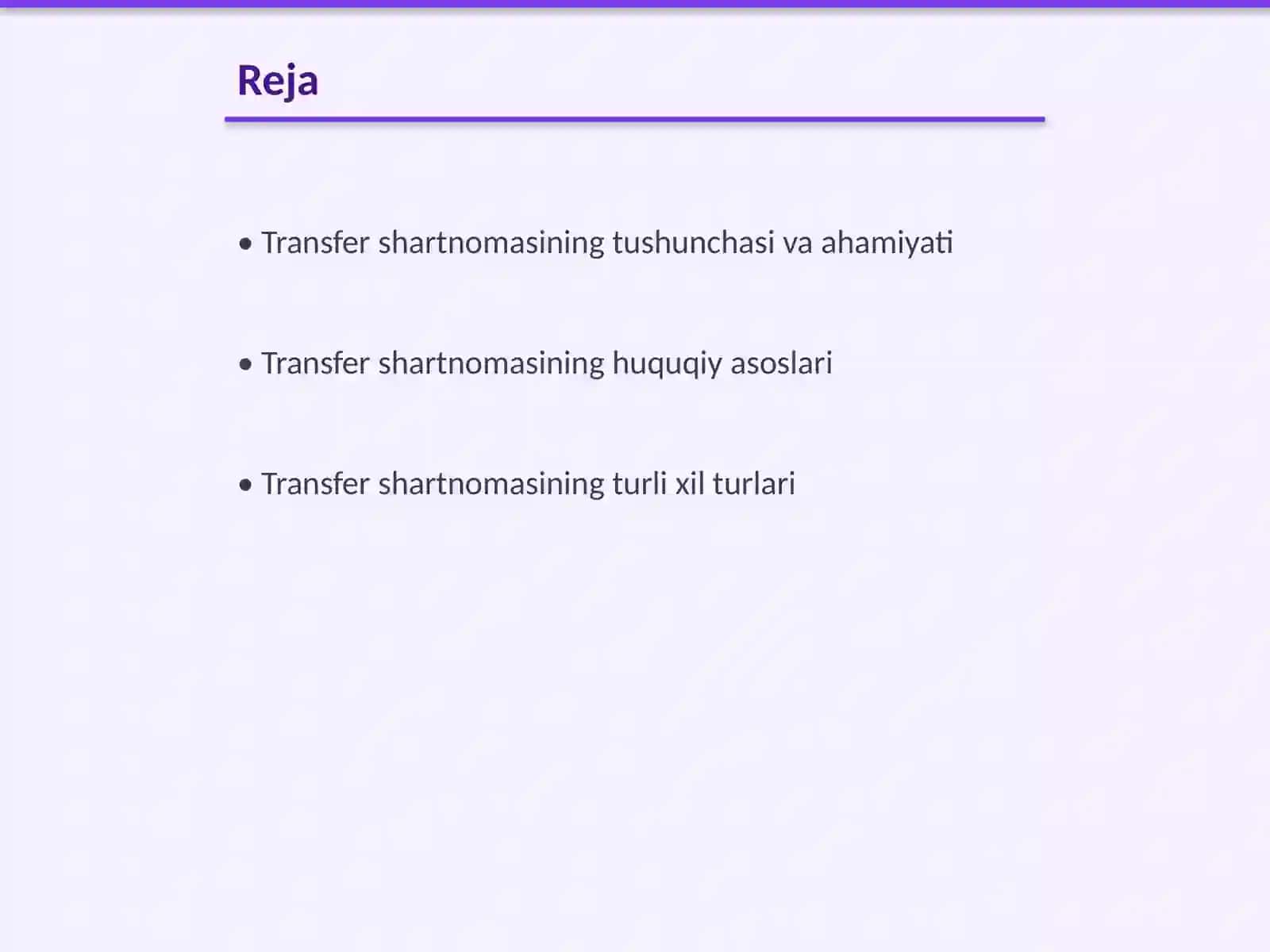 Transfer shartnomasi 2