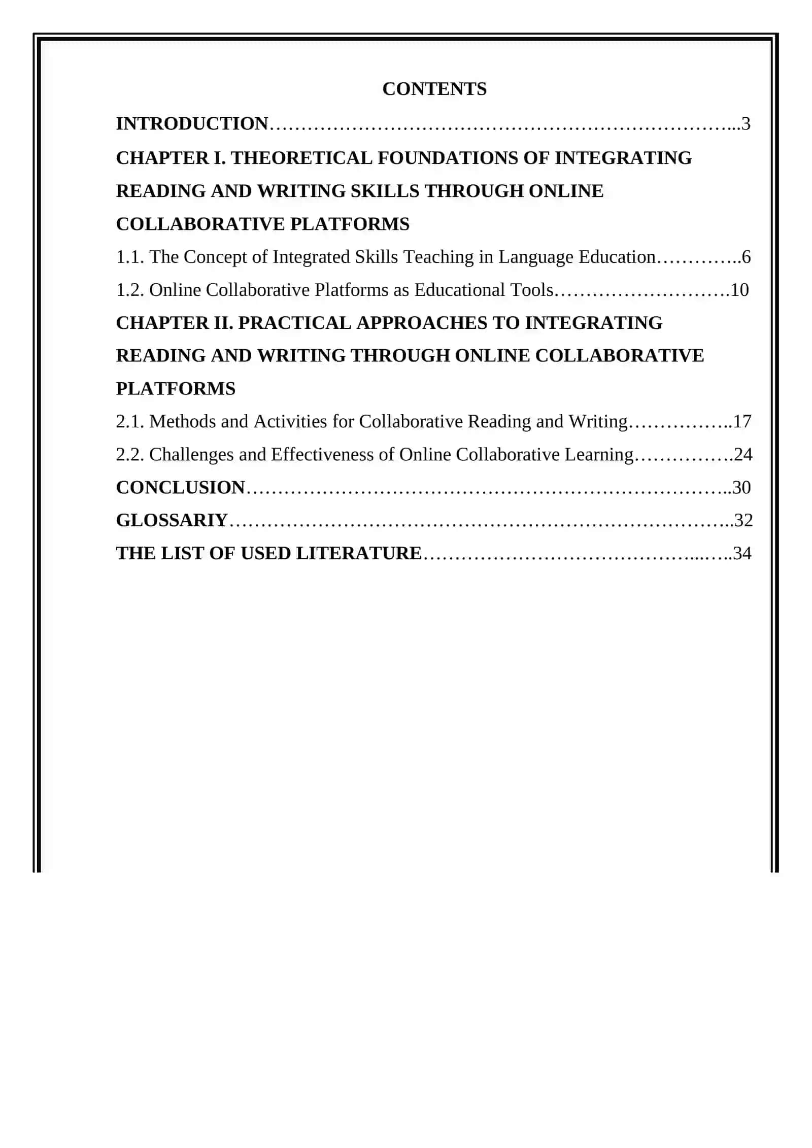 Integrating reading and writing through online collaborative 2