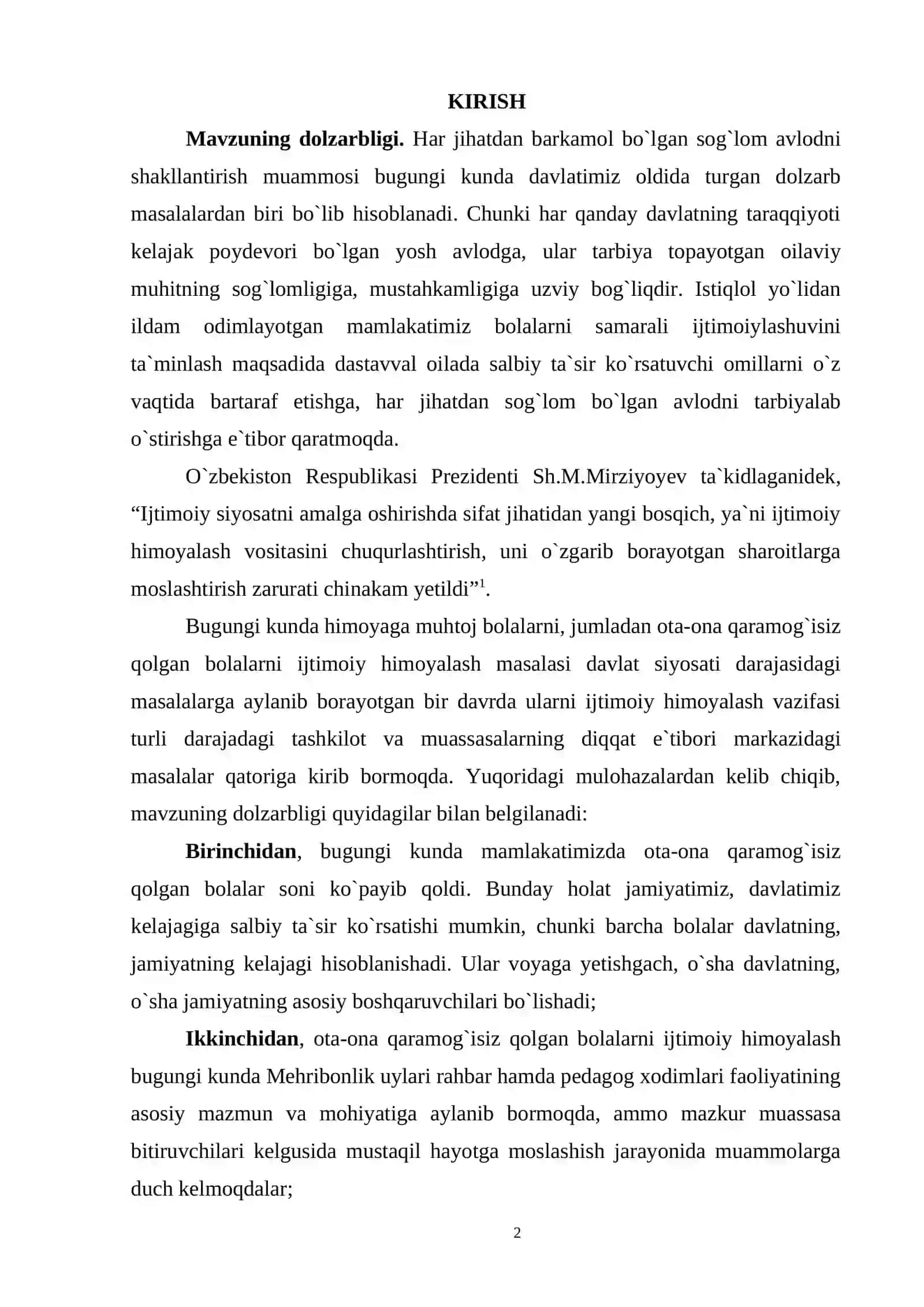 Vasiylikdan mahrum bolish xavfi bolgan bolalar bilan ijtimoiy ish 2