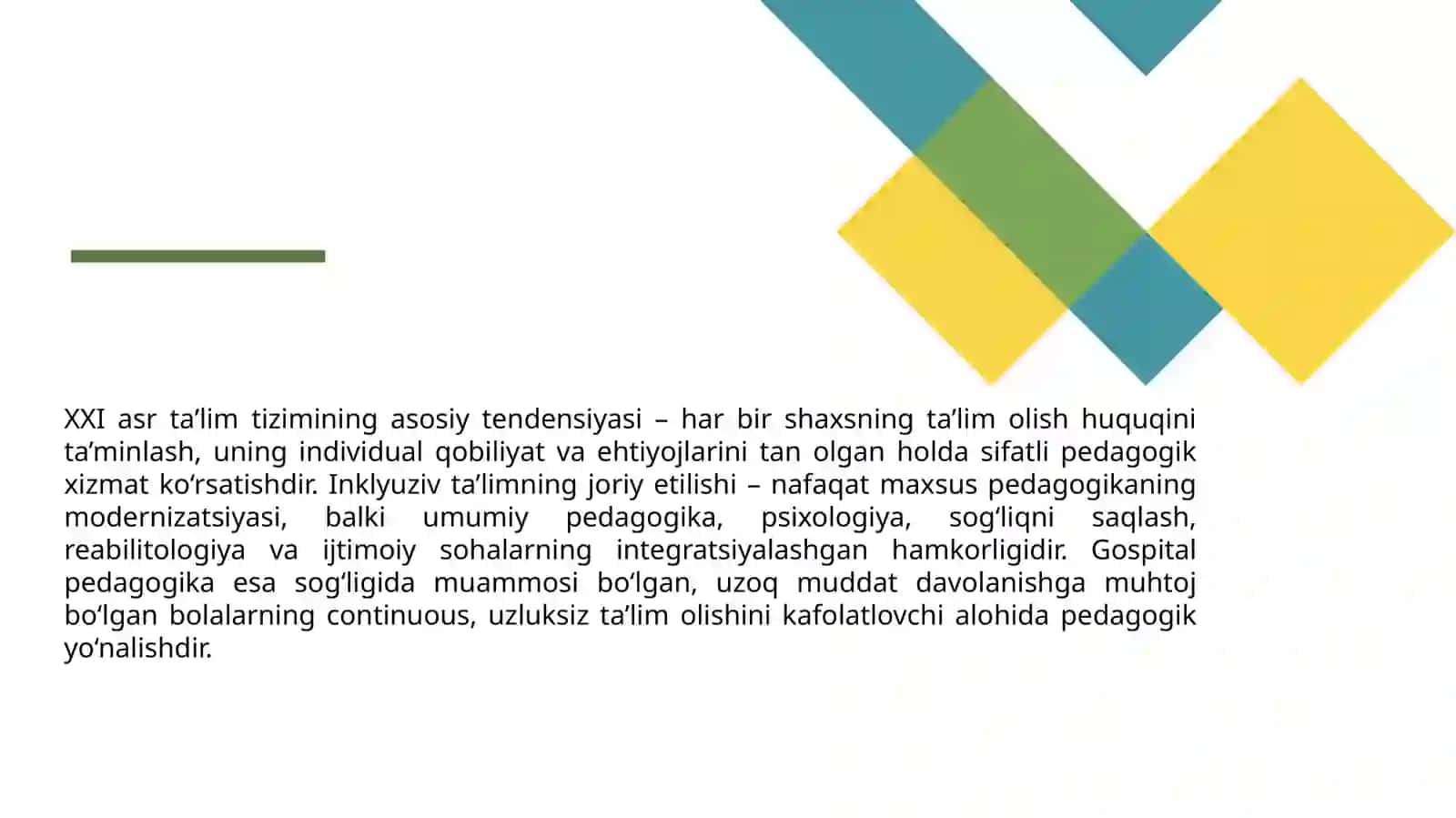 Inklyuziv ta'lim kursi 2