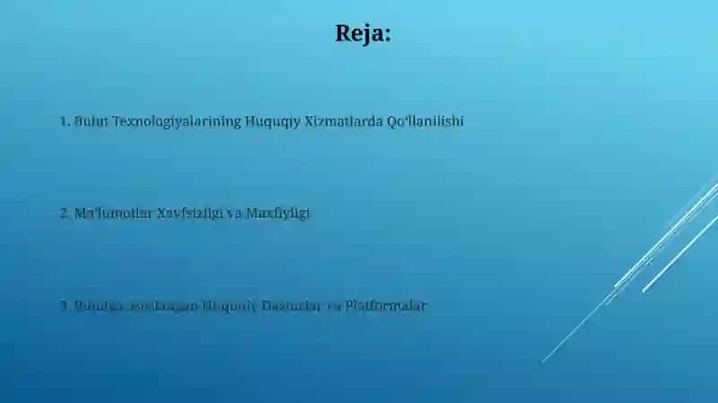 Bulut Texnologiyalarining Huquqiy Xizmatlarda Qo‘llanilishi 2