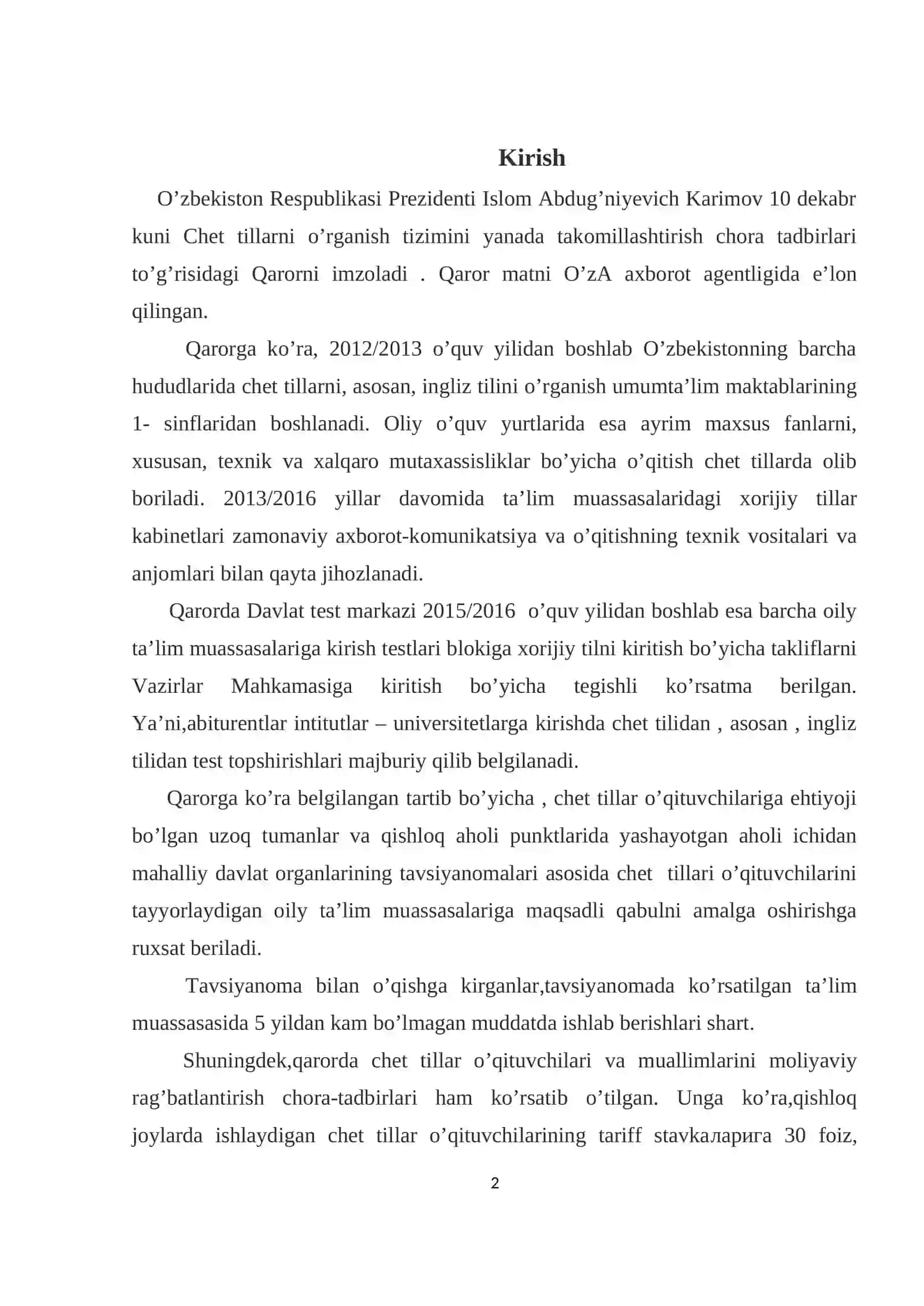 Hozirgi zamon Ingliz tilida fe’lli birikmalarning gap strukturasida qo’llanilishi 2