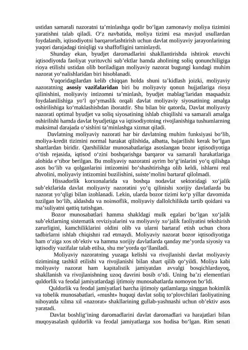 Moliyaviy nazorat 2