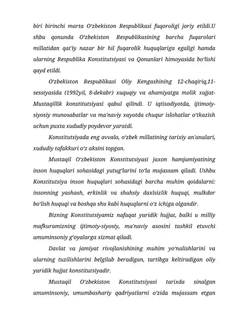 Konstitutsiya - baxtimiz qomusi! 2