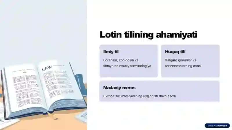Lotin tilining tarixi 2