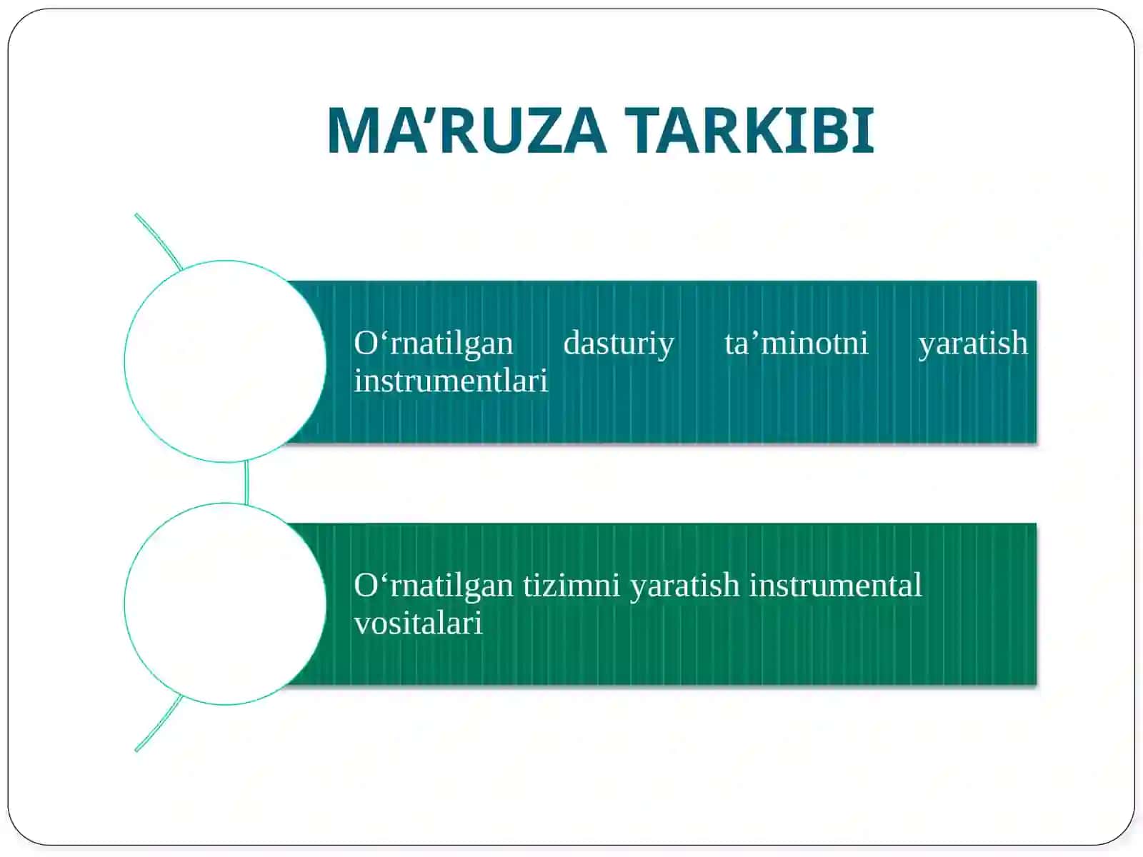 O‘rnatilgantizimlarnidasturiyta'minotiniloyihalashinstrumentalvositalar 2