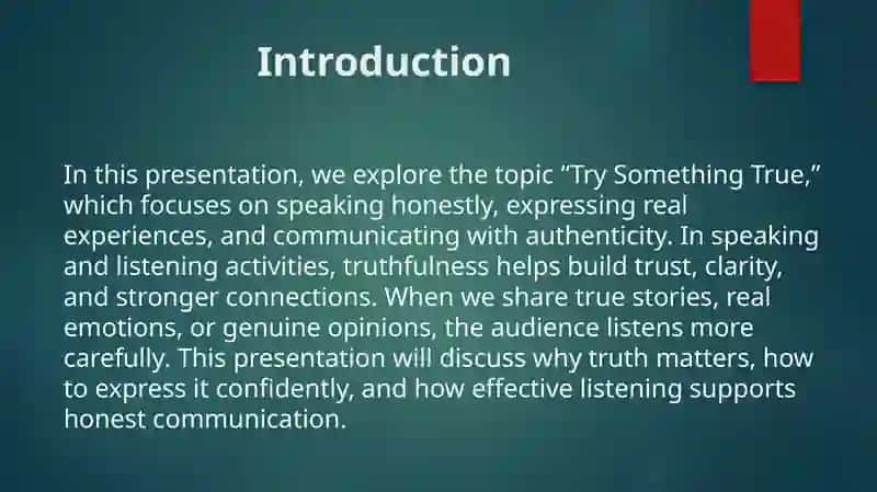 Try Something True 2