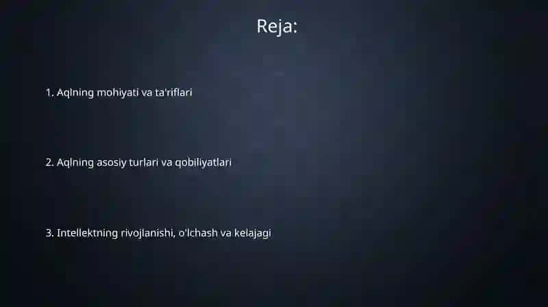 Aqlning mohiyati va ta'riflari 2