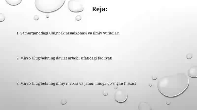 Mirzo Ulug'bek 2