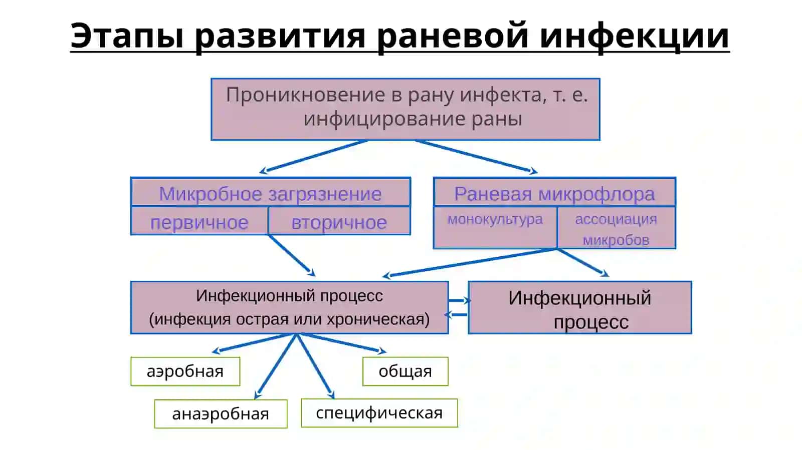 Заражение раны. Виды инфекции. Кровотечение и переливание крови. Боевые травмы рук, ног и тазовых костей 2